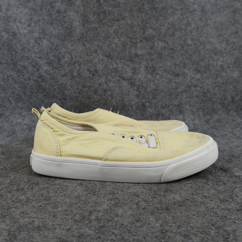 Old Navy Shoes Kids 12 Slip On Sneakers Casual Canvas Morning Sunshine Trainers